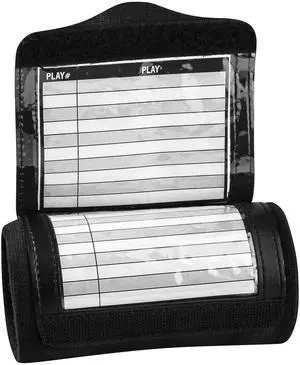 Triple Card Wristband Playbook Black Youth Triple Card Wristband Playbook Black Youth