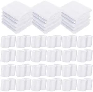 24 Pairs Wrist Sweatbands Sports Wristband Cotton Tennis Wrist Bands Athletic Wristband Anti Sprain Protective Sleeve for Men Women Football Basketball Running Working Out Gym (White) 24 Pairs Wrist Sweatbands Sports Wristband Cotton Tennis Wrist Bands Athletic Wristband Anti Sprain Protective Sleeve for Men Women Football Basketball Running Working Out Gym (White)