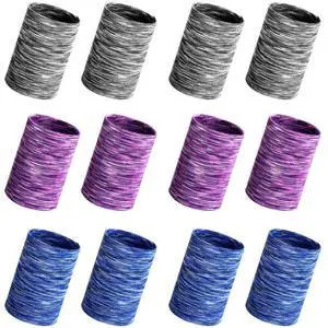 12 Pcs Cooling Sweat Wristband, Vintage Blue, Black, Purple Style | Breathable Quick Dry for Women Men, Tennis Yoga Running Gym, Heat-Removing Compression Sweatband, Athletic Elastic Fit 12 Pcs Cooling Sweat Wristband, Vintage Blue, Black, Purple Style | Breathable Quick Dry for Women Men, Tennis Yoga Running Gym, Heat-Removing Compression Sweatband, Athletic Elastic Fit