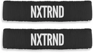 1 Pair Bicep Bands, Sweat-Absorbent Arm Sweatbands, Football Accessory (Black) 1 Pair Bicep Bands, Sweat-Absorbent Arm Sweatbands, Football Accessory (Black)