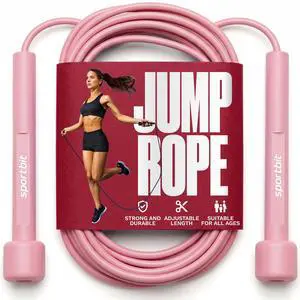 Adjustable Jump Rope for Fitness and Exercise, Pink | Fitness and Exercise, Cardio, Boxing, and Weight Loss, Speed Rope, Men & Women Adjustable Jump Rope for Fitness and Exercise, Pink | Fitness and Exercise, Cardio, Boxing, and Weight Loss, Speed Rope, Men & Women