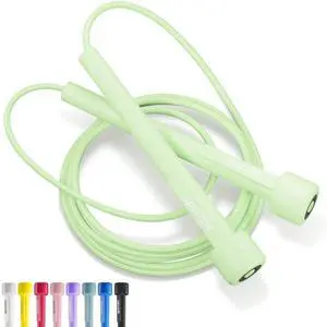Adjustable Jump Rope for Fitness and Exercise, Green | Skipping Rope for Cardio, Boxing, and Weight Loss Speed Rope perfect for Men & Women Adjustable Jump Rope for Fitness and Exercise, Green | Skipping Rope for Cardio, Boxing, and Weight Loss Speed Rope perfect for Men & Women