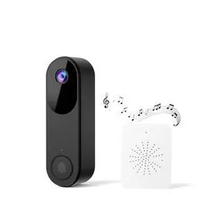 Wireless Doorbell Camera, Smart Door Camera Wireless with Live View Video, Night Vision, Two-Way Audio, Battery Powered, 2.4GHz WiFi Only Wireless Doorbell Camera, Smart Door Camera Wireless with Live View Video, Night Vision, Two-Way Audio, Battery Powered, 2.4GHz WiFi Only