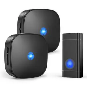 Wireless Doorbell 1000ft Range IP55 Waterproof, 58 Ringtones | Wired Doorbell Alternative,5 Volume Levels, Plug-in Installation for Home Office Classroom Wireless Doorbell 1000ft Range IP55 Waterproof, 58 Ringtones | Wired Doorbell Alternative,5 Volume Levels, Plug-in Installation for Home Office Classroom