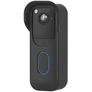 Blink Doorbell Camera Cover - Weatherproof Silicone Protective Case with Brim for for Blink Video Doorbell 2025 New Model (2nd Gen), Full Protection, Easy Installation (Black) Blink Doorbell Camera Cover - Weatherproof Silicone Protective Case with Brim for for Blink Video Doorbell 2025 New Model (2nd Gen), Full Protection, Easy Installation (Black)
