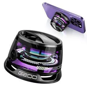 G200 Magnetic Bluetooth Speaker with RGB Light - Portable Mini Bluetooth Speaker, Full-Range Stereo Sound for 7H Playtime, Game Mode, Perfect Teen Gift for Outdoor Adventure Party G200 Magnetic Bluetooth Speaker with RGB Light - Portable Mini Bluetooth Speaker, Full-Range Stereo Sound for 7H Playtime, Game Mode, Perfect Teen Gift for Outdoor Adventure Party