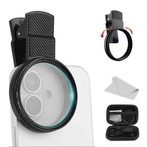 52mm Clip-on CPL Phone Camera Filter Kit, Circular Polarizer Filter, CPL Polarizer Phone Camera Lens Filter for iPhone Samsung/Android Smartphones 52mm Clip-on CPL Phone Camera Filter Kit, Circular Polarizer Filter, CPL Polarizer Phone Camera Lens Filter for iPhone Samsung/Android Smartphones