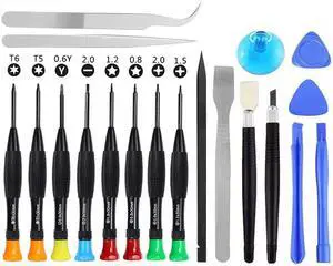 Screwdriver Set 20 Pieces Phone Repair Tool Small Magnetic Kit with Phillips Pentalobe Torx Opening Pry for iPhone iPad Samsung Phones Screwdriver Set 20 Pieces Phone Repair Tool Small Magnetic Kit with Phillips Pentalobe Torx Opening Pry for iPhone iPad Samsung Phones