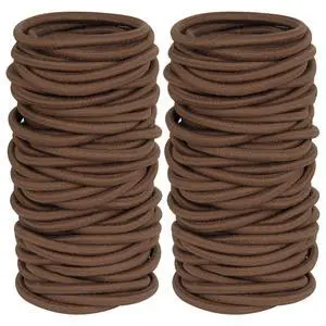 Hair Ties for Thick Hair, 120 Pack No Damage Elastic Hair Bands, Brown Seamless Ponytail Holders for Women Girls Kids, Strong Stretchy No Crease Hair Elastics for Daily Use (4mm) Hair Ties for Thick Hair, 120 Pack No Damage Elastic Hair Bands, Brown Seamless Ponytail Holders for Women Girls Kids, Strong Stretchy No Crease Hair Elastics for Daily Use (4mm)