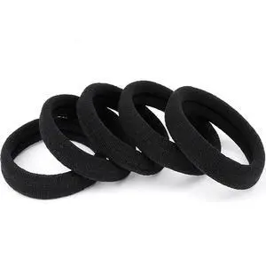 Black Hair Ties No Damage No Pull 100PCS Extra Thick Elastics Hair Bands Large Ponytail Holders for Women Girls Thick Heavy Curly Hair Black Hair Ties No Damage No Pull 100PCS Extra Thick Elastics Hair Bands Large Ponytail Holders for Women Girls Thick Heavy Curly Hair