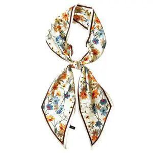 Silk Head Scarf for Hair Fashion Headwrap for Women Lightweight Neck Tie Silk Head Scarf for Hair Fashion Headwrap for Women Lightweight Neck Tie
