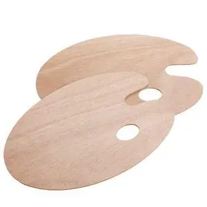 - Wooden Paint Palette, 2 Pack, Artist Palette, Painting Palette | Oil Paint Palette - Wooden Paint Palette, 2 Pack, Artist Palette, Painting Palette | Oil Paint Palette