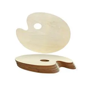 12 Pack Unfinished Wood Palette 12 x 9 inch Wooden Oval Painting Palette for Crafts 12 Pack Unfinished Wood Palette 12 x 9 inch Wooden Oval Painting Palette for Crafts