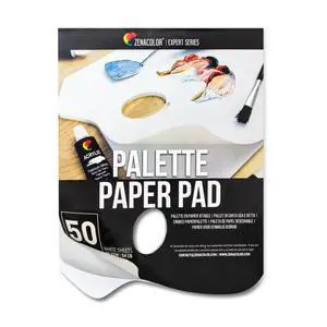 - Paper Palette Pad - 50 Removable and Disposable Sheets for Painters - 80gsm, 24lb - Paint Mixing Palette for All Paints (Oil, Acrylic, Watercolor,...) - Paper Palette Pad - 50 Removable and Disposable Sheets for Painters - 80gsm, 24lb - Paint Mixing Palette for All Paints (Oil, Acrylic, Watercolor,...)