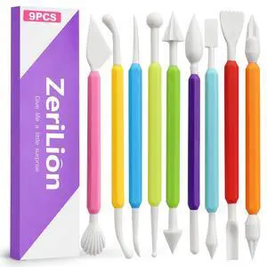 9 Pcs Clay Sculpting Tools Set for Adults, Double-Ended Pottery Carving and Modeling Tools for Professional Air Dry and Polymer Clay Crafting 9 Pcs Clay Sculpting Tools Set for Adults, Double-Ended Pottery Carving and Modeling Tools for Professional Air Dry and Polymer Clay Crafting
