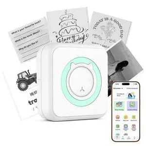 Mini Sticker Maker Machine, Portable Bluetooth Thermal Printer for Labels, Photos & Journaling, Pocket-Sized Wireless Printer with Multiple Templates Mini Sticker Maker Machine, Portable Bluetooth Thermal Printer for Labels, Photos & Journaling, Pocket-Sized Wireless Printer with Multiple Templates