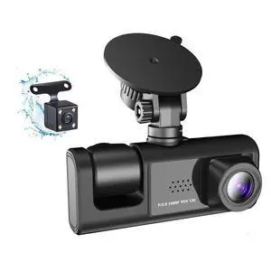 3 Channel Dash Cam WIFI 3 Cameras, Front Rear and Inside, Rearview Mirror Video Recording Camcorder Wide Angle Car Camera Recorder Interconnection Auto Safety Driving Recorder 3 Channel Dash Cam WIFI 3 Cameras, Front Rear and Inside, Rearview Mirror Video Recording Camcorder Wide Angle Car Camera Recorder Interconnection Auto Safety Driving Recorder