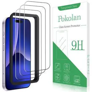 Screen Protector for iPhone 17 Tempered Glass Film | Installation Frame, 9H Hardness, Case Friendly, 3 Pack Screen Protector for iPhone 17 Tempered Glass Film | Installation Frame, 9H Hardness, Case Friendly, 3 Pack