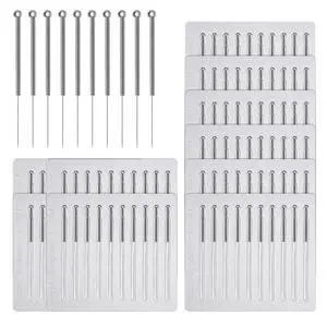 100 Pcs Disposable Acne Needles, Blackhead Remover Tools | Blackhead Remover Tools for Acne and Blemishes, Acne Popper Tools, Stainless Steel Comedone Extractor 100 Pcs Disposable Acne Needles, Blackhead Remover Tools | Blackhead Remover Tools for Acne and Blemishes, Acne Popper Tools, Stainless Steel Comedone Extractor