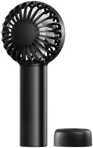 Mini Portable Fan - Rechargeable Handheld Fan, 3 Speeds Personal Hand Gifts for Travel Essentials, Lash, Makeup, Eyelash, Kids, Girls, Women - USB, Cute Design Black Mini Portable Fan - Rechargeable Handheld Fan, 3 Speeds Personal Hand Gifts for Travel Essentials, Lash, Makeup, Eyelash, Kids, Girls, Women - USB, Cute Design Black