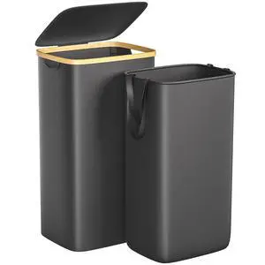 100L Laundry Hamper with Lid Removable Bag and Bamboo Handles | Waterproof Self-locking Inner Bag, 3 Different Handles, 600D Cationic Cloth, for Dorm Bedroom Bathroom 100L Laundry Hamper with Lid Removable Bag and Bamboo Handles | Waterproof Self-locking Inner Bag, 3 Different Handles, 600D Cationic Cloth, for Dorm Bedroom Bathroom
