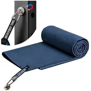 Magnetic Fitness Towel 32"x16" Quick Dry Super Absorbent Gym Beach Travel | Super Absorbent - Ultra Compact - Lightweight. Suitable for Trip, Beach, Shower, Backpacking Magnetic Fitness Towel 32"x16" Quick Dry Super Absorbent Gym Beach Travel | Super Absorbent - Ultra Compact - Lightweight. Suitable for Trip, Beach, Shower, Backpacking