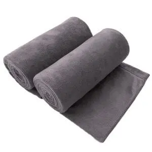 Microfiber Bath Towel with Hanging Loop, 2 Pack, 30" x 60", Grey | Oversized, Soft & 7X Absorbent, Fast Drying, No Fading, Lint Free, Use for Sport, Travel, Fitness, Yoga Microfiber Bath Towel with Hanging Loop, 2 Pack, 30" x 60", Grey | Oversized, Soft & 7X Absorbent, Fast Drying, No Fading, Lint Free, Use for Sport, Travel, Fitness, Yoga