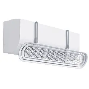 Mini Split Air Deflector for Wall Mounted Air Conditioner | 90cm/35.43 in no-drill adjustable ABS deflector redirects cold air from beds, sofas and desks; for ductless AC, check fit Mini Split Air Deflector for Wall Mounted Air Conditioner | 90cm/35.43 in no-drill adjustable ABS deflector redirects cold air from beds, sofas and desks; for ductless AC, check fit