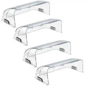 Heating & Air Vent Deflector for Vents, Sidewall, Ceiling, Floor Registers - Adjust Between 9"-14", Magnetic Vent Covers for Air Conditioning, Heat, AC, Floor, Under Furniture (4 Pack Clear) Heating & Air Vent Deflector for Vents, Sidewall, Ceiling, Floor Registers - Adjust Between 9"-14", Magnetic Vent Covers for Air Conditioning, Heat, AC, Floor, Under Furniture (4 Pack Clear)