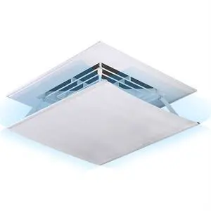 Canvas Adjustable Reusable Heat and Air Deflector White 17.5"x17.5" | for Drop Ceiling Vents RV, Home HVAC, AC and Ceiling Registers Air Conditioner Deflector Canvas Adjustable Reusable Heat and Air Deflector White 17.5"x17.5" | for Drop Ceiling Vents RV, Home HVAC, AC and Ceiling Registers Air Conditioner Deflector