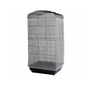 Adjustable Birdcage Seed Catcher Feather Catcher Bird Cage Cover Net Airy Soft Skirt Guard Birdcage Nylon Mesh Netting for Parrot Macaw Parakeet Round Square Cage (118 x 32 Inch, White) Adjustable Birdcage Seed Catcher Feather Catcher Bird Cage Cover Net Airy Soft Skirt Guard Birdcage Nylon Mesh Netting for Parrot Macaw Parakeet Round Square Cage (118 x 32 Inch, White)