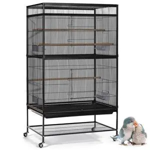 Large Bird Cage Seed Cather,Bird Cage Cover Adjustable Airy Skirt Guard | Birdcage Nylon Mesh Net for Parrot Parakeet Macaw African Round Square Cages Cover (118 * 31.5in/300 * 80cm) (Black) Large Bird Cage Seed Cather,Bird Cage Cover Adjustable Airy Skirt Guard | Birdcage Nylon Mesh Net for Parrot Parakeet Macaw African Round Square Cages Cover (118 * 31.5in/300 * 80cm) (Black)
