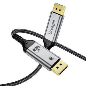 DisplayPort 1.2 Cable 2FT, DP to DP Cable 4K@60Hz, 2K@165Hz, 2K@144Hz | DisplayPort to DisplayPort Cable 21.6Gbps High Speed for Gaming Monitors, Graphics Cards, PCs, Laptops & TVs DisplayPort 1.2 Cable 2FT, DP to DP Cable 4K@60Hz, 2K@165Hz, 2K@144Hz | DisplayPort to DisplayPort Cable 21.6Gbps High Speed for Gaming Monitors, Graphics Cards, PCs, Laptops & TVs