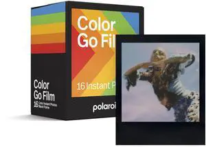 Go Color Film - Black Frame (16 Photos) (6211) - Only Compatible with Polaroid Go Camera | Frame (16 Photos) (6211), Only Compatible with Polaroid Go Camera Go Color Film - Black Frame (16 Photos) (6211) - Only Compatible with Polaroid Go Camera | Frame (16 Photos) (6211), Only Compatible with Polaroid Go Camera