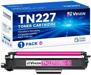 TN227 TN-227M Compatible Toner Cartridge Replacement for Brother TN 227 TN-227 Magenta Toner Cartridge with MFC-L3770CDW HL-L3290CDW HL-L3270CDW Printer 1Pack TN227 TN-227M Compatible Toner Cartridge Replacement for Brother TN 227 TN-227 Magenta Toner Cartridge with MFC-L3770CDW HL-L3290CDW HL-L3270CDW Printer 1Pack