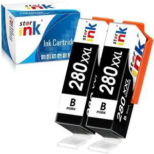 Replacement for Canon PGI-280 XXL 280XXL PGBK Ink Cartridges 2 Pack | 280XXL Black Ink Cartridge Compatible with Canon Pixma TR8620 TR8620a TR8520 TR7520 TS9120 TS8320 TS8220 TS6120 TS6220 TS6320 Replacement for Canon PGI-280 XXL 280XXL PGBK Ink Cartridges 2 Pack | 280XXL Black Ink Cartridge Compatible with Canon Pixma TR8620 TR8620a TR8520 TR7520 TS9120 TS8320 TS8220 TS6120 TS6220 TS6320