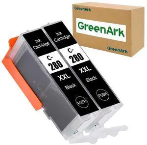 Compatible Ink Cartridges Replacement for Canon c280xxl pg280 bk PGI-280 PGI-280XXL BK Black Ink Tank 2 Pack Works for PIXMA TR7520 TR8520 TR8620 TS6120 TS6320 TS8220 TR8622 TS9120 Printers Compatible Ink Cartridges Replacement for Canon c280xxl pg280 bk PGI-280 PGI-280XXL BK Black Ink Tank 2 Pack Works for PIXMA TR7520 TR8520 TR8620 TS6120 TS6320 TS8220 TR8622 TS9120 Printers