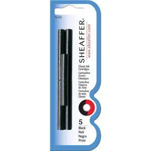 Skrip Fountain Pen Classic Ink Cartridge - Black (five per card) Skrip Fountain Pen Classic Ink Cartridge - Black (five per card)