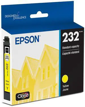 232 Claria Ink Standard Capacity Yellow Cartridge (T232420-S) Works with Workforce WF-2930,2950 and Expression XP-4200, 4205 232 Claria Ink Standard Capacity Yellow Cartridge (T232420-S) Works with Workforce WF-2930,2950 and Expression XP-4200, 4205