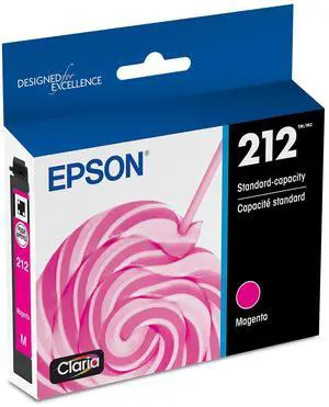 212 Genuine Ink Standard Capacity Magenta Cartridge T212320 | Works With WorkForce WF-2830 WF-2850 Expression XP-4100 XP-4105 Inkjet Printers 212 Genuine Ink Standard Capacity Magenta Cartridge T212320 | Works With WorkForce WF-2830 WF-2850 Expression XP-4100 XP-4105 Inkjet Printers