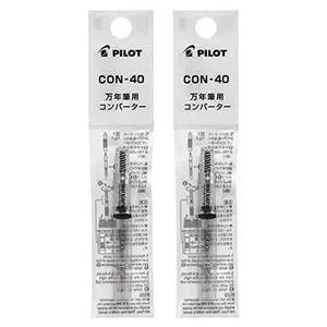 Fountain Pen Ink Converter (CON-40) Screw Type Value Set of 2 (2 Pack) Fountain Pen Ink Converter (CON-40) Screw Type Value Set of 2 (2 Pack)