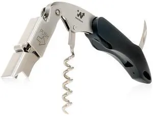 Plastic Wine Key for Bartenders, Sommeliers & Wine Lover | Waiter's Corkscrews with Grooved Worm, Serrated Foil Cutter & Polished Wood Handle, Wine Key for Servers Wine Bottle Opener Plastic Wine Key for Bartenders, Sommeliers & Wine Lover | Waiter's Corkscrews with Grooved Worm, Serrated Foil Cutter & Polished Wood Handle, Wine Key for Servers Wine Bottle Opener