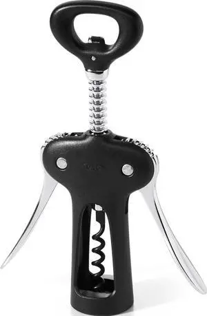 Good Grips Winged Corkscrew and Bottle Opener | Wine Bottle Opener, Helix Screw Removes Cork, Contoured Knob, Ideal for Wine and Beer Bottles Good Grips Winged Corkscrew and Bottle Opener | Wine Bottle Opener, Helix Screw Removes Cork, Contoured Knob, Ideal for Wine and Beer Bottles