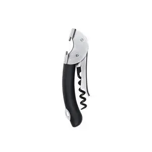 Steel Double Lever Waiter's Corkscrew,Silver/Black,1 CT Steel Double Lever Waiter's Corkscrew,Silver/Black,1 CT