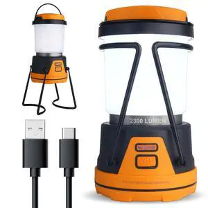 Rechargeable LED Camping Lantern - Power Outages, Hurricanes, Emergency, Hiking, Outdoor - Bright Battery Powered Electric Survival Light with Built-in Power Bank- Portable and Waterproof Camp Lantern Rechargeable LED Camping Lantern - Power Outages, Hurricanes, Emergency, Hiking, Outdoor - Bright Battery Powered Electric Survival Light with Built-in Power Bank- Portable and Waterproof Camp Lantern