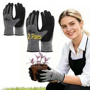 2 Pairs garden gloves work gloves with grip working gloves,Breathable latex dipped gloves,Suitable for garden weeding, construction, outdoor, warehouse handling, etc. 2 Pairs garden gloves work gloves with grip working gloves,Breathable latex dipped gloves,Suitable for garden weeding, construction, outdoor, warehouse handling, etc.