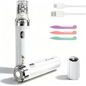 Epilator for Women, 2 in 1 Epilators Hair Remover for Women with LED Light, Smooth Hair Removal USB Rechargeable, Portable Electric Painless Shaver for Face, Lip, Chin, Leg, Arms, Bikini Epilator for Women, 2 in 1 Epilators Hair Remover for Women with LED Light, Smooth Hair Removal USB Rechargeable, Portable Electric Painless Shaver for Face, Lip, Chin, Leg, Arms, Bikini
