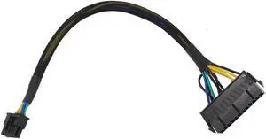 24 Pin to 10 Pin ATX PSU Main Power Supply Adapter Braided Sleeved Cable for IBM/Lenovo PCs Motherboard and Servers 12-inch (30cm) 24 Pin to 10 Pin ATX PSU Main Power Supply Adapter Braided Sleeved Cable for IBM/Lenovo PCs Motherboard and Servers 12-inch (30cm)