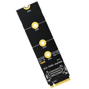 HOOCCC M.2 NVMe to OCuLink Adapter, PCIe 4.0 x4 Up to 64Gbps, M-Key SFF-8612 Converter for eGPU Dock TKM7 HOOCCC M.2 NVMe to OCuLink Adapter, PCIe 4.0 x4 Up to 64Gbps, M-Key SFF-8612 Converter for eGPU Dock TKM7