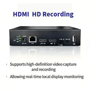 1080P 60fps HDMI Video Capture & Recorder Box - HD Video Capture for Gaming, TV Set-Top Box & PC Program Recording with HDMI Loop-Out 1080P 60fps HDMI Video Capture & Recorder Box - HD Video Capture for Gaming, TV Set-Top Box & PC Program Recording with HDMI Loop-Out